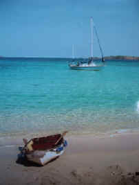 'Lady Helen' anchored in Culebra