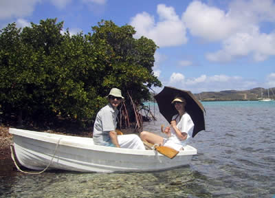 Row Boat in Vieques, Puerto Rico